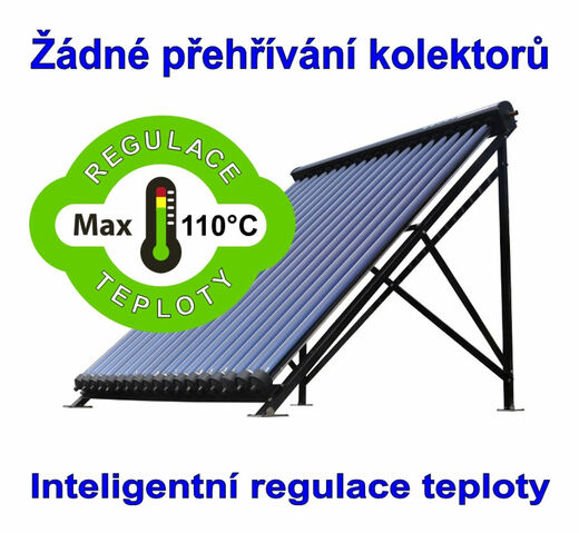 Inovativní regulace teploty moderních solárních kolektorů.